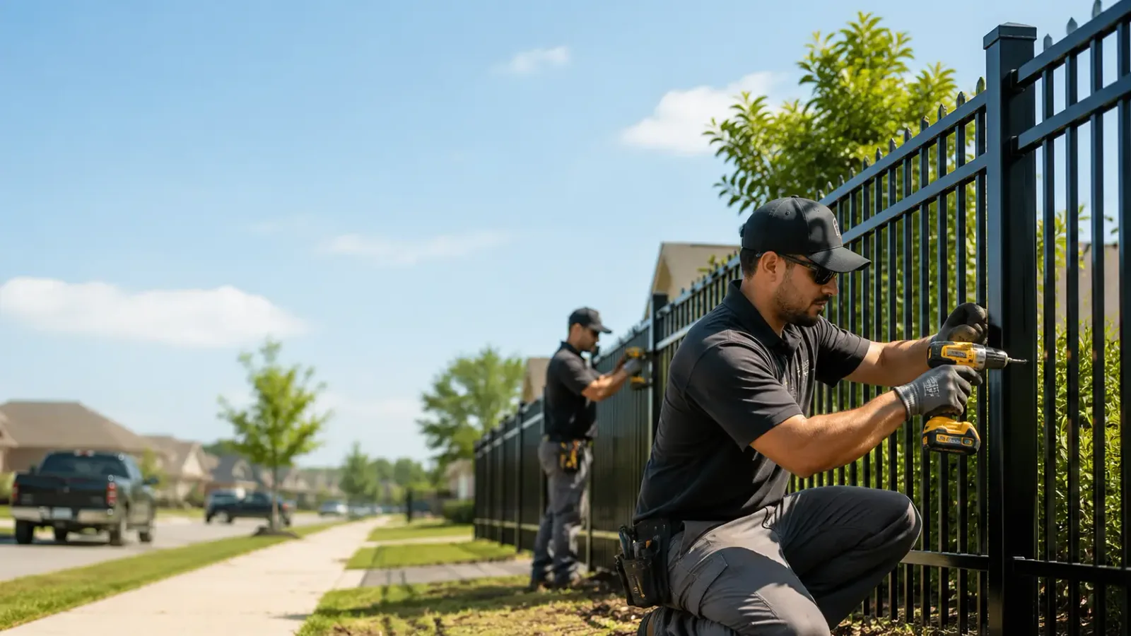 Metal Fence Installation in Doole, TX